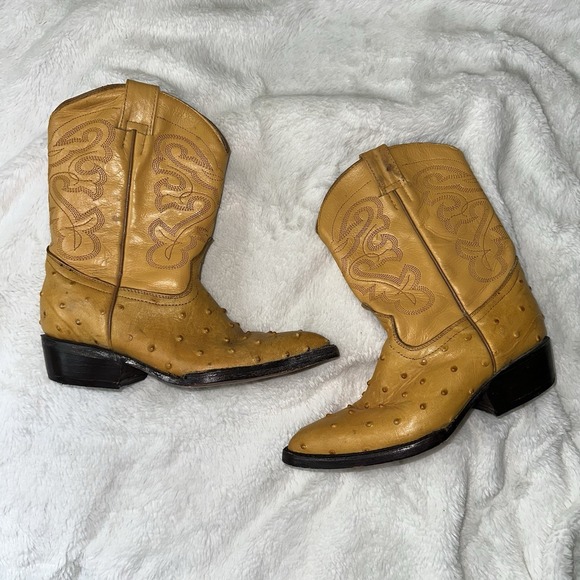 Western Cowboy Boots Youth Unisex US 1 Mexico Texas Country Line Dancing Cowgirl - Picture 1 of 12